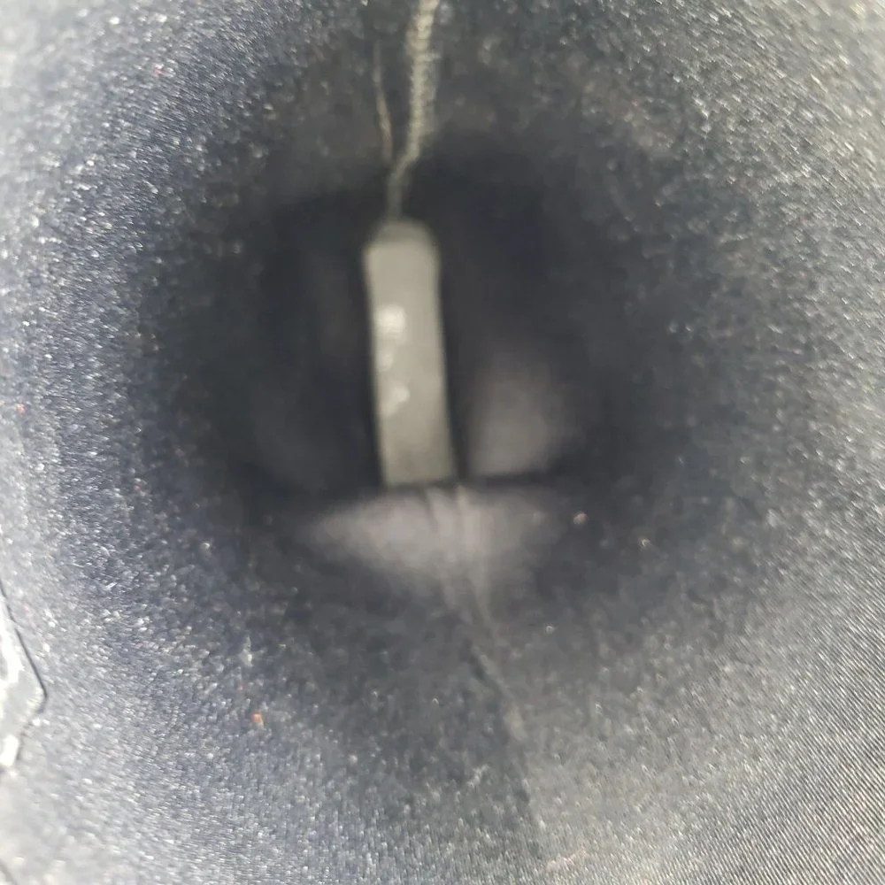 Michael Kors Black Rubber Tall Rain Boots Pull On Logo Charm Detail - Picture 6 of 15